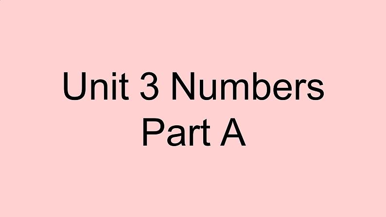 课件闽教版 三年级上册Unit 3 Numbers Part A Luo05