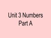 课件闽教版 三年级上册Unit 3 Numbers Part A Luo