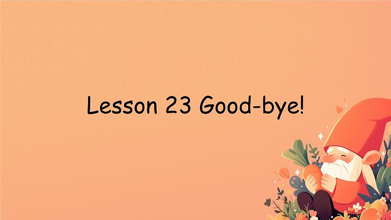 冀教版小学六年级英语下册 lesson 23课件01