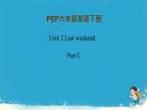 人教版（PEP）六年级英语下册Unit 2 Last weekend Part C课件