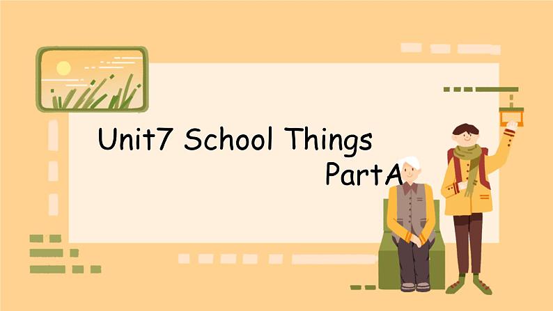 课件闽教版 三年级上册Unit 7 School Things Part A Lily第3页