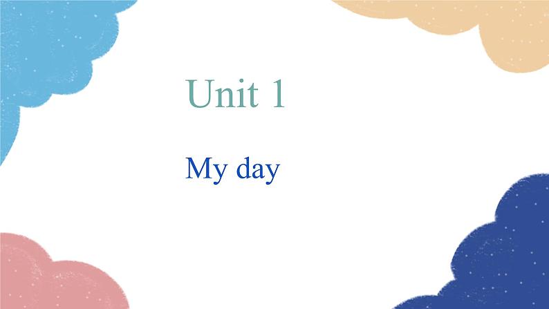 人教版(PEP)五年级下册 Unit 1Myday课件第1页