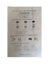 河北省唐山市迁安市2023-2024学年五年级上学期期末英语试题