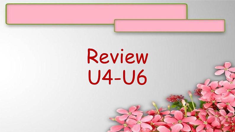 Start B Review U4- U6课件  新概念英语（青少版）Starter  B01