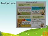 Unit 2 My favourite season  Part B Read and write Part C Story time 課件
