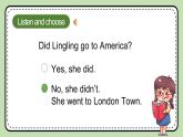 外研版小学英语（三起）五上Module1 Unit 1Did you come back yesterday课件