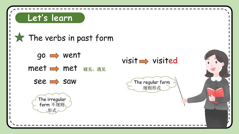 外研版小学英语（三起）五上Module1 Unit 1Did you come back yesterday课件07