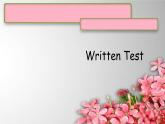 1B下 Written  Test课件  新概念英语青少版1B