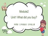 Module2 Unit1 What did you buy（課件＋教案＋練習）