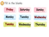 Module 3  My colourful life Unit 8 Days of the week 第2课时（课件+素材）-2023-2024学年牛津上海版（三起）英语四年级下册