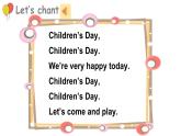 Module 4  Things we enjoy Unit 11 Children's Day 第1课时（课件+素材）-2023-2024学年牛津上海版（三起）英语四年级下册