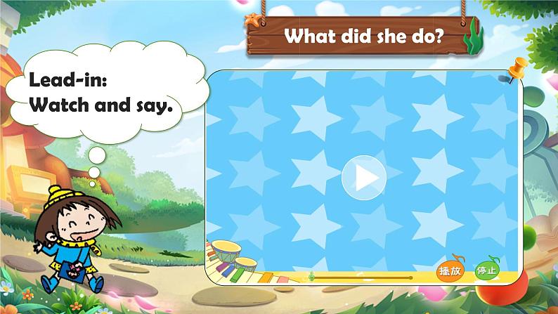 《Module2Unit1-She learnt English》（课件版权归属“松鼠课堂”，只供个人使用，请勿私自传播，违者必究）第4页