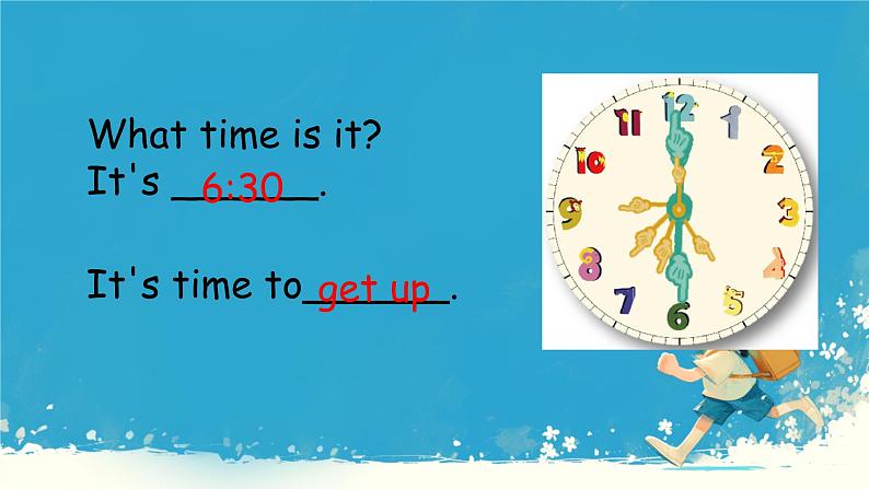 （PEP）五年级英语下册Unit 1 My day  Part A 课件02