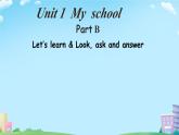 （PEP）四年级英语下册（Unit 1 Part B  Let’s learn & Look, ask and answer） 课件
