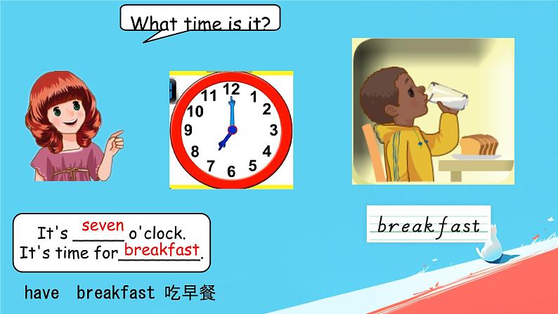 （PEP）四年级英语下册 Unit 2 What time is it （本单元综合） 课件第3页