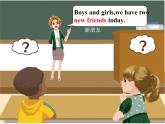 人教（PEP）三年級英語下冊 Unit 1 Welcome bake to school-  A.Let's talk (P4 )課件