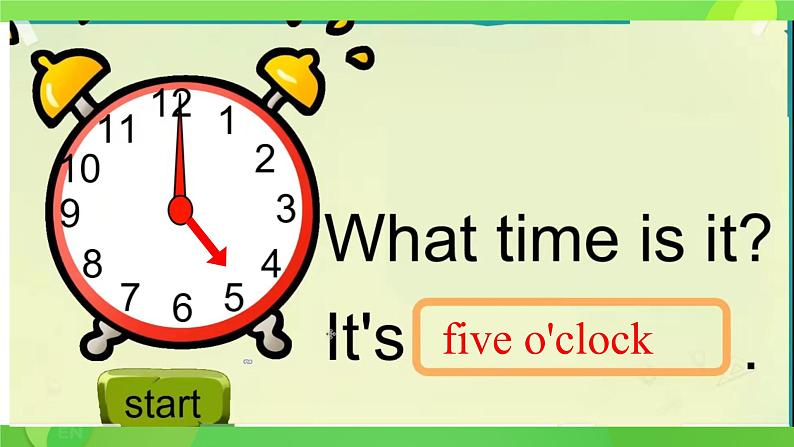 接力版小学四年级英语春学期- -Lesson 3 What time is it？课件08