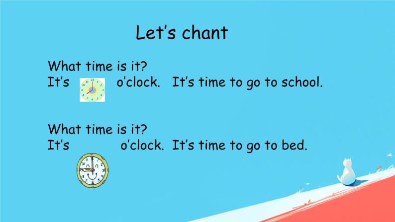 （PEP）四年级英语下册 Unit 2 What time is it （Part B Let's check & C Story time ） 课件03