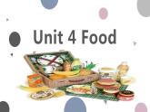 人教版新起点英语一年级下册Unit 4 Food 第123课课件(包含音视频）