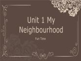 Unit 1 My Neighbourhood fun time课件  人教新起点版英语四年级下册