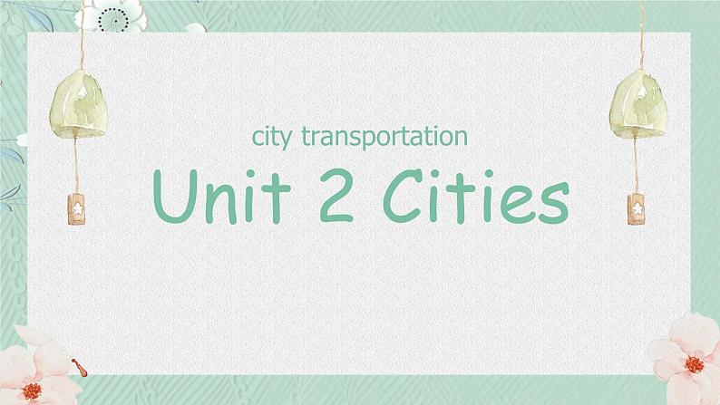 Unit 2 Cities L3city transportation课件  人教新起点版英语四年级下册01