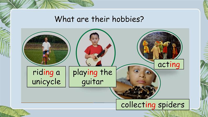 Unit 4 Hobbies Fun time & story time课件  人教新起点版英语四年级下册06