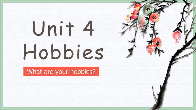 Unit 4 Hobbies L2课件  人教新起点版英语四年级下册01