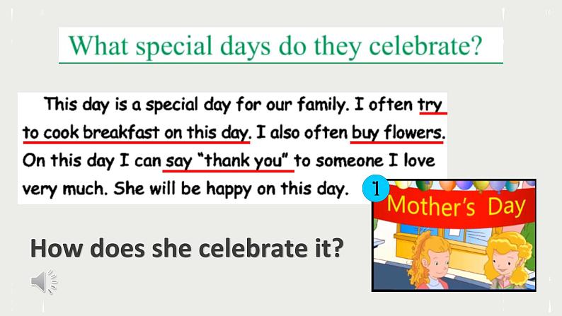 Unit2 Special Days Lesson6 Let's Check   课件08