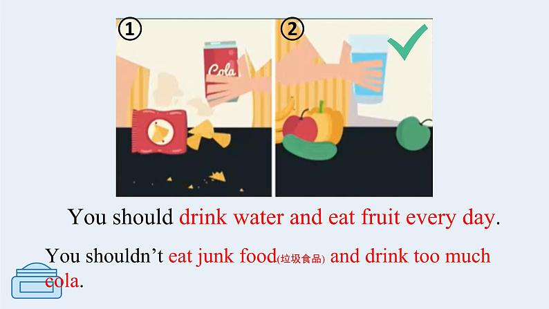 Unit 1 Keeping Healthy lesson2   课件 人教版新起点英语五年级下册第8页