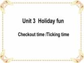 译林版六年级英语上册Unit3 Holiday fun第四课时 课件