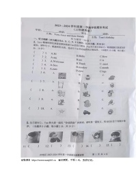 广东省惠州市仲恺区2023-2024学年三年级上学期期末英语试题