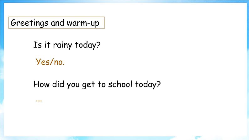 Unit 2 School in Canada Lesson 8 Li Ming Meets Jenny’s Class（课件+素材） 冀教版（三起）英语六年级上册05