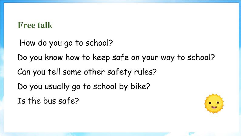 Unit 2 School in Canada Lesson 12 Be Safe on the Way（课件+素材） 冀教版（三起）英语六年级上册04