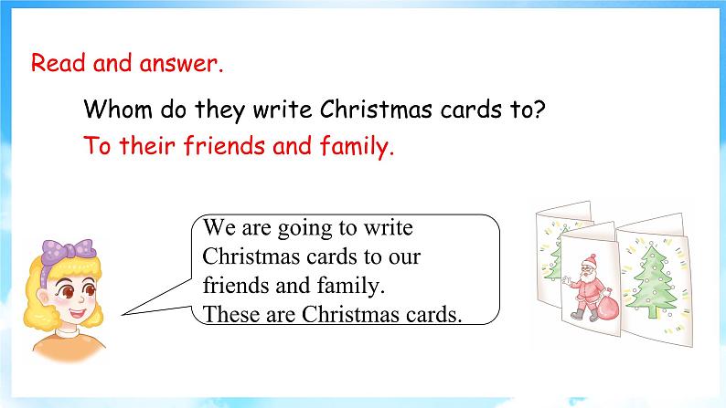 Unit 4 Christmas Lesson 21  Christmas Cards（课件+素材） 冀教版（三起）英语六年级上册07