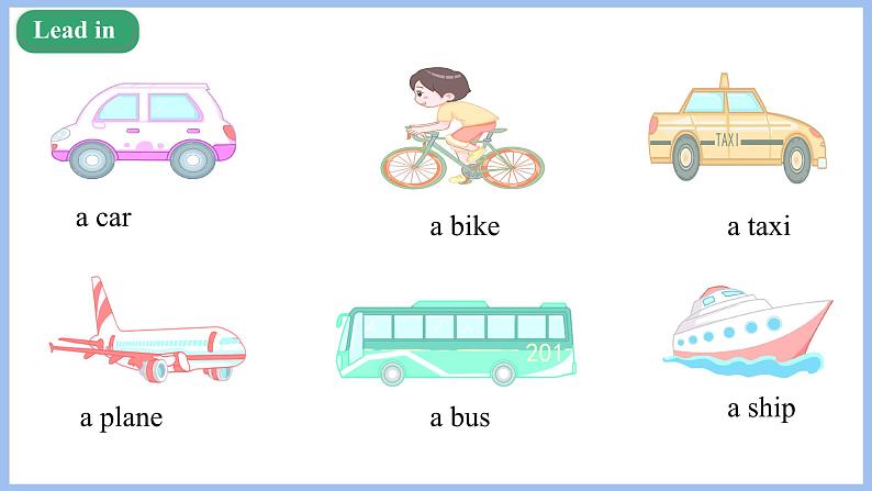 Unit 2 Ways to go to school Part A Let's try & Let's talk（课件）-2024-2025学年人教PEP版英语六年级上册02