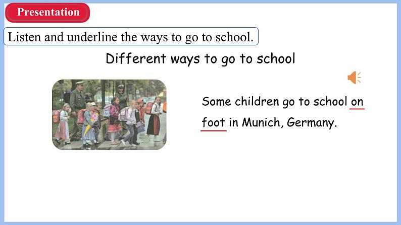 Unit 2 Ways to go to school Part B Read and write & Tips for pronunciation（课件）-2024-2025学年人教PEP版英语六年级上册第8页