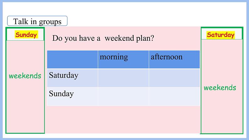 Unit 3 My weekend plan Part A Let's try & Let's talk（课件）-2024-2025学年人教PEP版英语六年级上册第8页