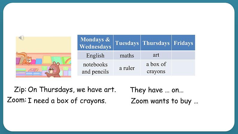 Unit 2 My week Part C Story time（课件）-2024-2025学年人教PEP版英语五年级上册08