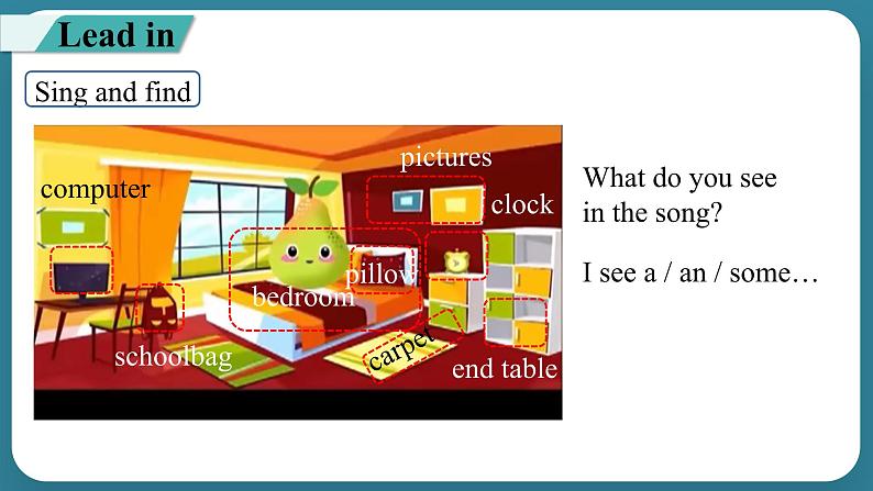 Unit 5 There is a big bed Part A Let's learn & Let's play（课件）-2024-2025学年人教PEP版英语五年级上册第2页