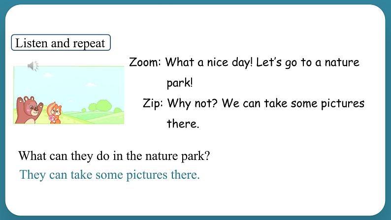 Unit 6 In a nature park Part C Story time（课件）-2024-2025学年人教PEP版英语五年级上册07