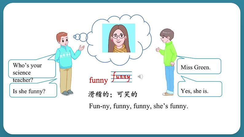 Unit 1 What’s he like Part A Let's learn & Ask and answer（课件）-2024-2025学年人教PEP版英语五年级上册第5页