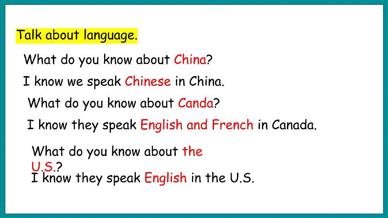 Unit 2 My Country and English-speaking Countries Again, Please（课件+素材） 冀教版（三起）英语五年级上册08