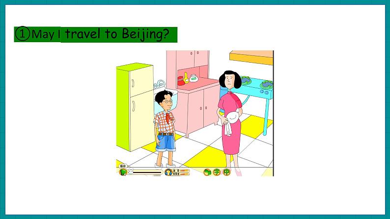 Unit 3 A travel Plan  Lesson 14 May I Go to Beijing（课件+素材） 冀教版（三起）英语五年级上册07