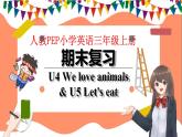 Unit4 We love animals & U5 Let's eat期末复习（课件）人教PEP版英语三年级上册