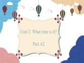 人教版(PEP)四年级下册 Unit 2 What time is it Part A2课件