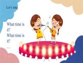 人教版(PEP)四年级下册 Unit 2 What time is it Part A2课件