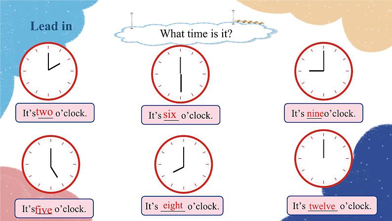 人教版(PEP)四年级下册 Unit 2 What time is it Part A2课件06