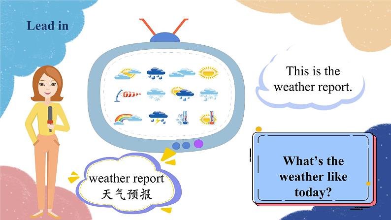 人教版(PEP)四年级下册 Unit 3 Weather Part A2课件06