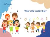 人教版(PEP)四年级下册 Unit 3 Weather Part B1课件