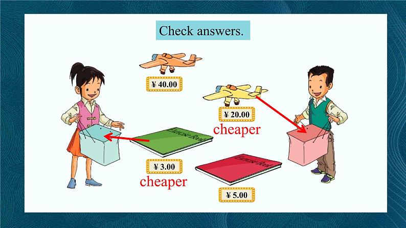 Unit 4 Shopping Day let's check（课件）-2024-2025学年人教新起点版英语五年级上册08